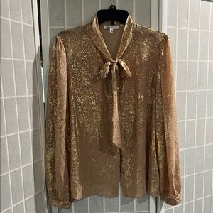 DR2 Gold Shimmer Blouse